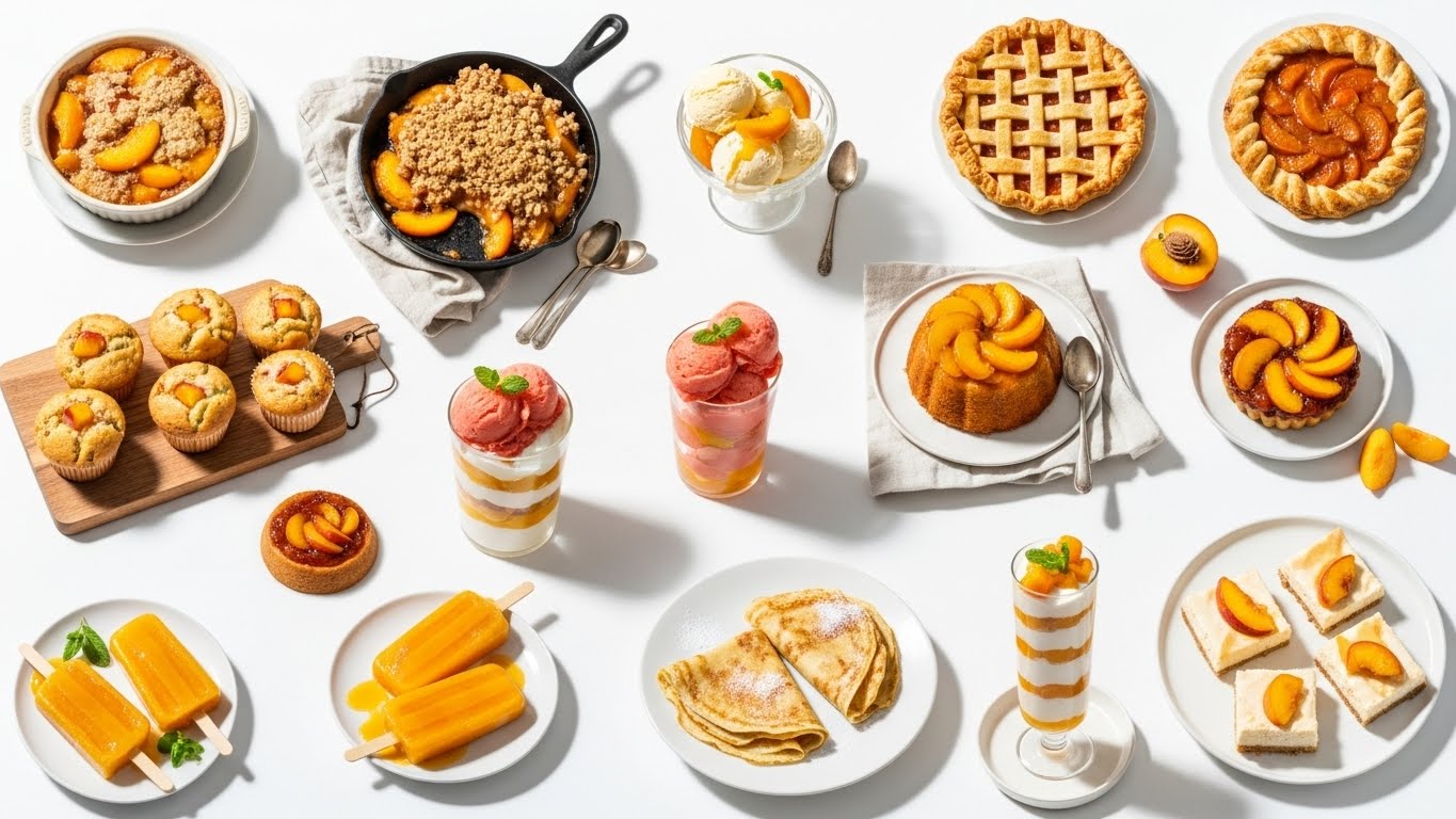 peach dessert recipes