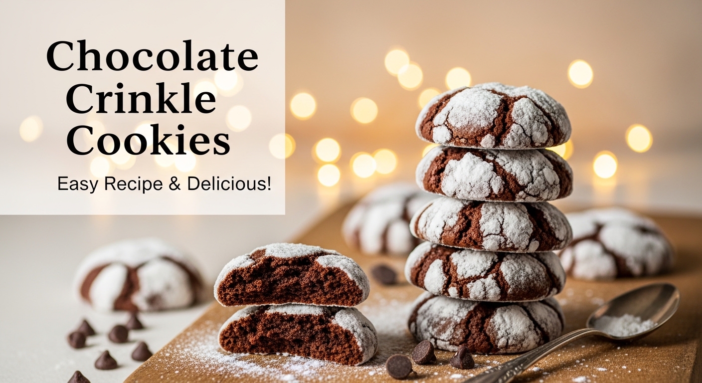 Chocolate Crinkle Cookies