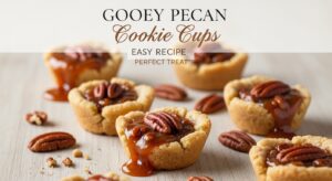 gooey pecan cookies cups