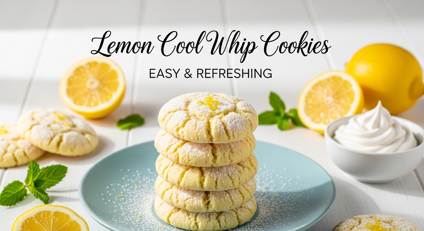 Lemon Cool Whip Cookies