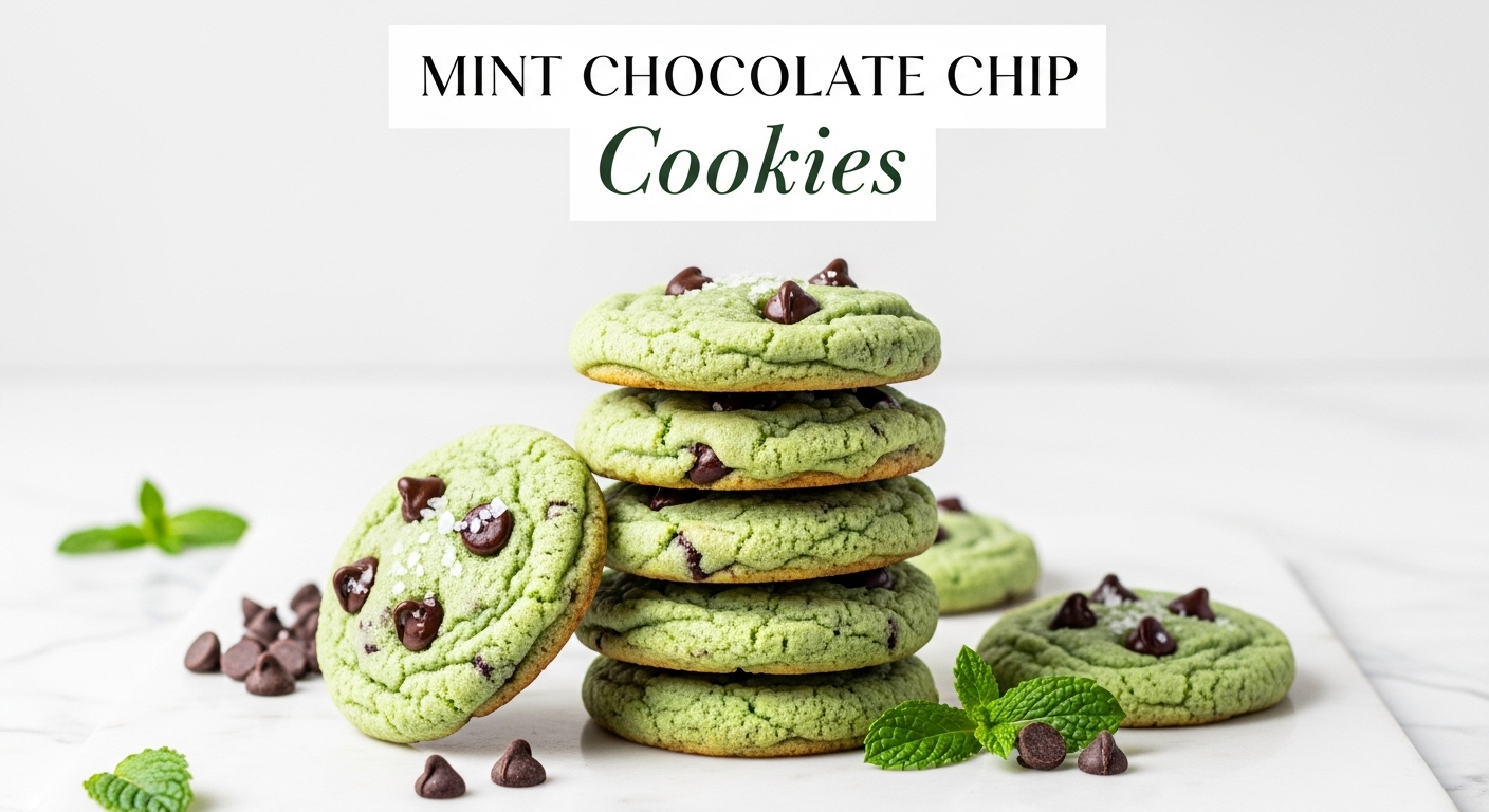 Mint Chocolate Chip Cookies