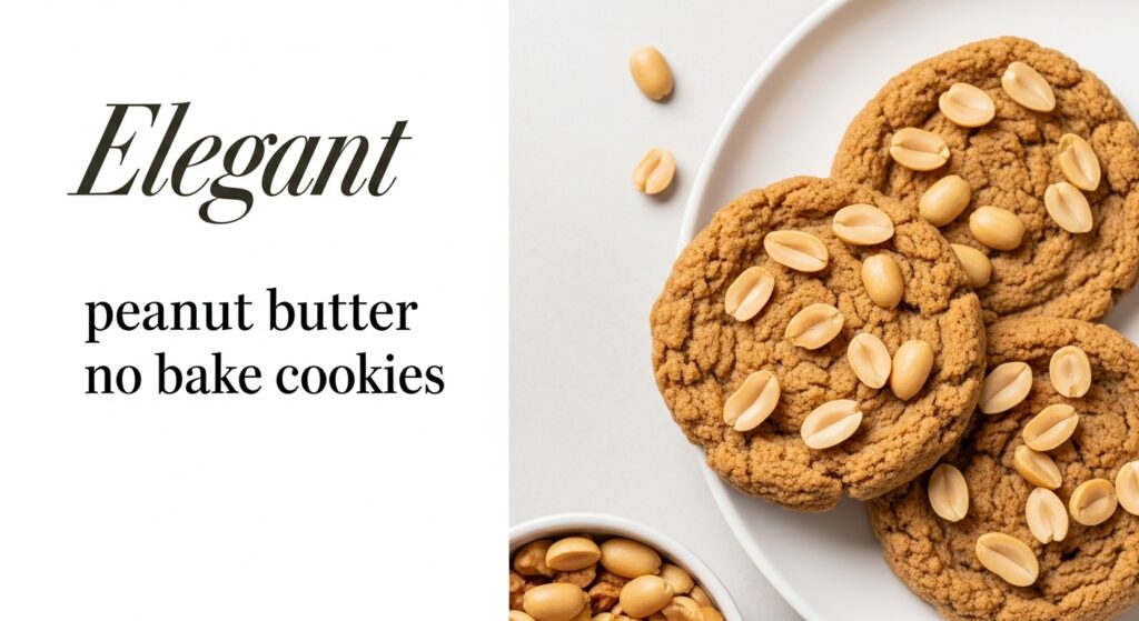 Peanut Butter No Bake Cookies