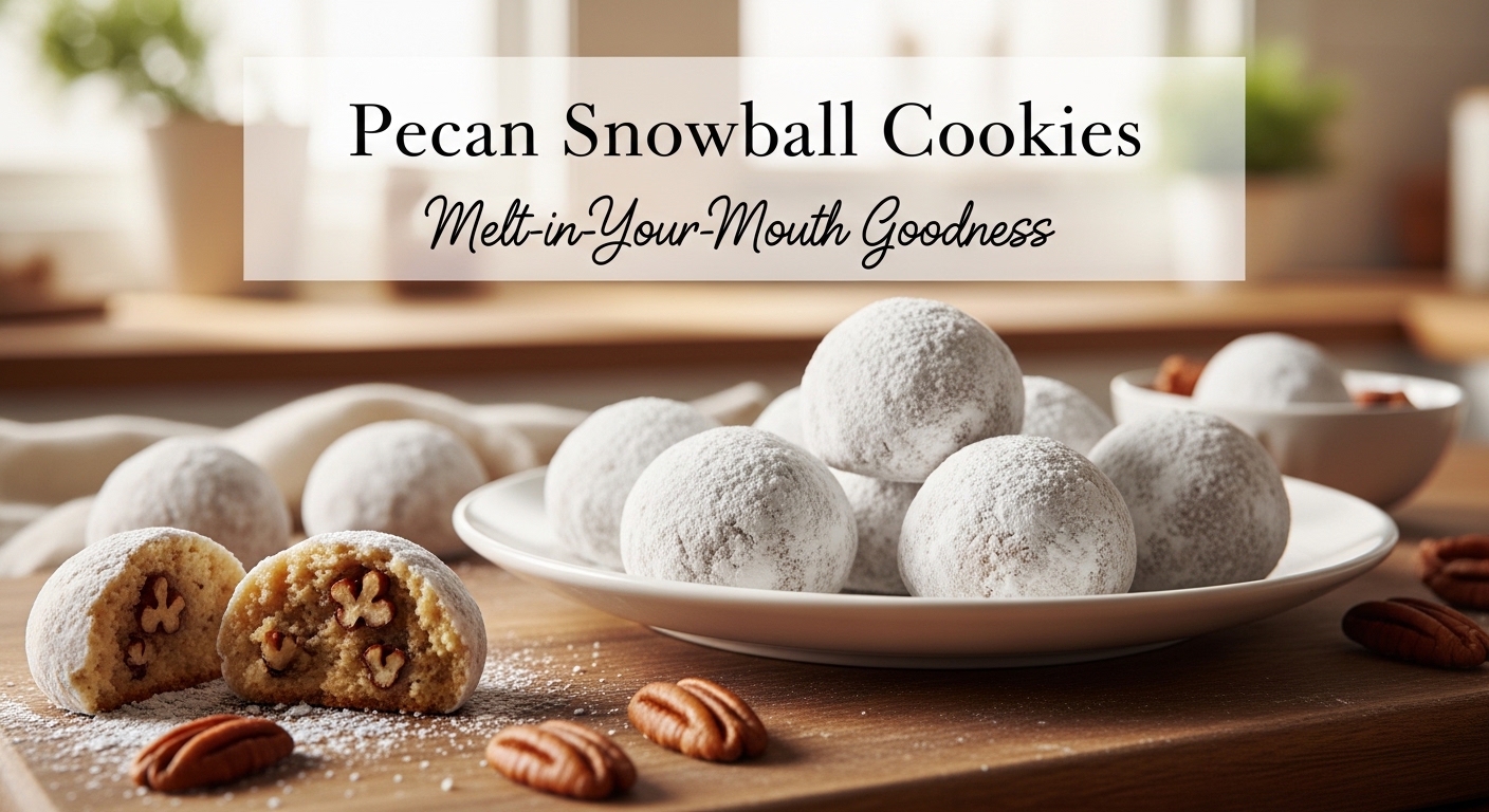 Pecan Snowball Cookies