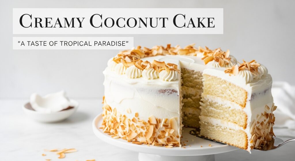 creamy coconut cake
