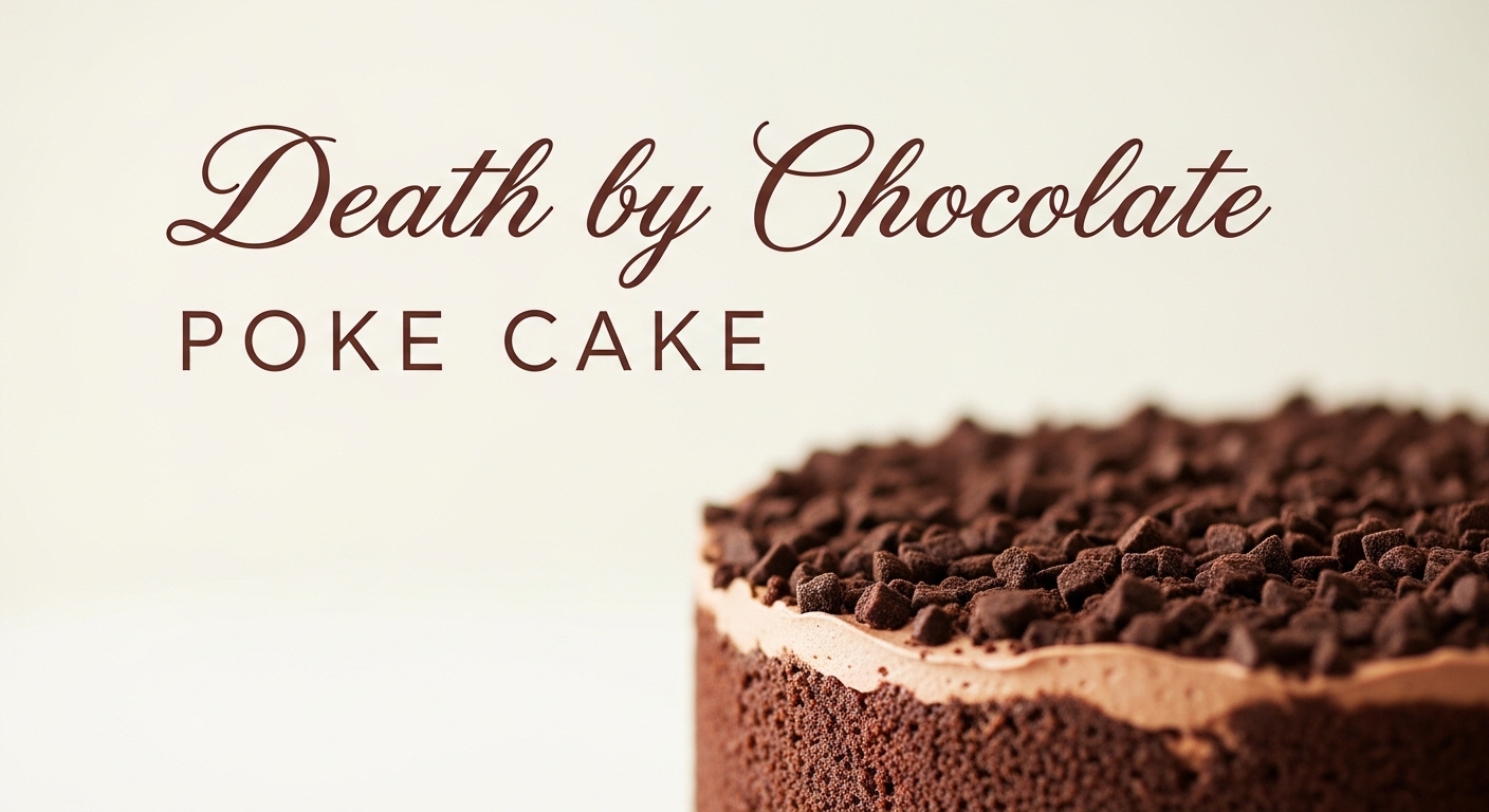 death by chocolate poke cake