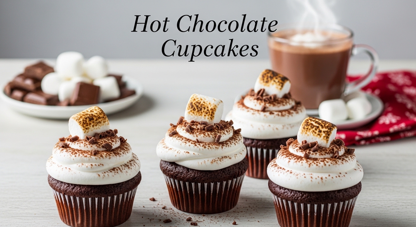 hot chocolate cupcakes