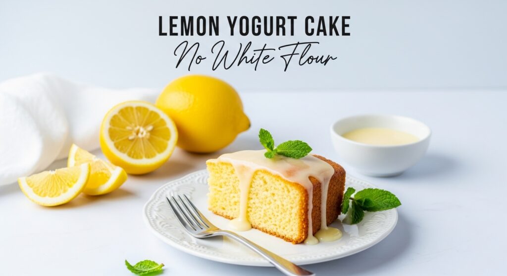 lemon yogurt cake no white flour