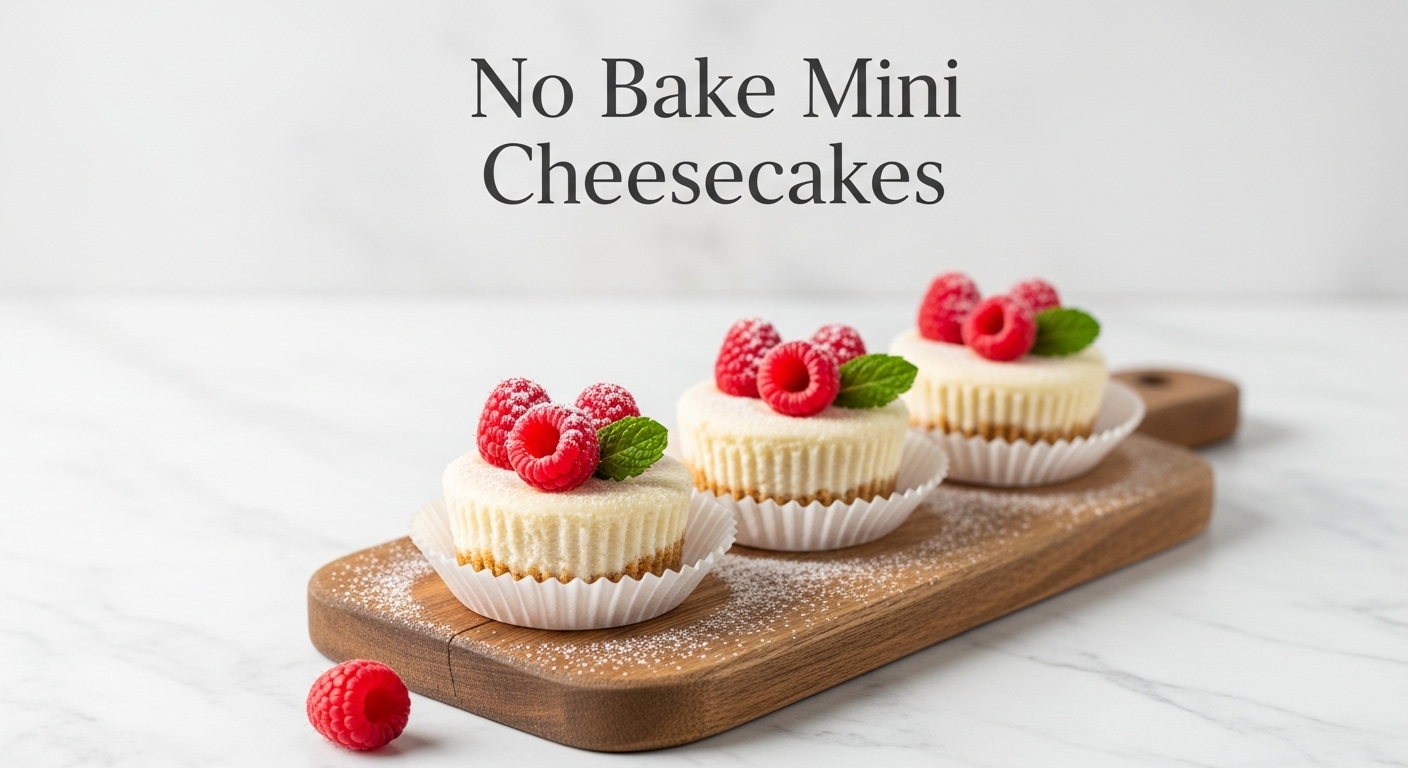 no bake mini cheesecakes